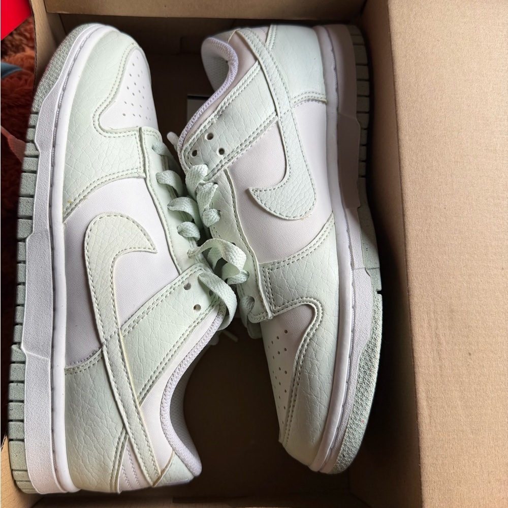 Nike Mint and White Sneakers